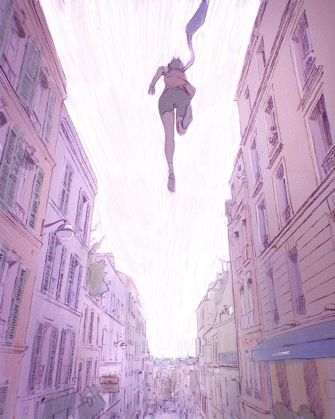 イリヤ・クブシノブ さんのインスタグラム写真 - (イリヤ・クブシノブ Instagram)「monmartre run」6月10日 6時05分 - kuvshinov_ilya