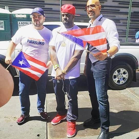 ファンクマスター・フレックスのインスタグラム：「@ruben_diaz_jr I see u Bruh! Puerto Rican Day Parade! Via: @bman174」