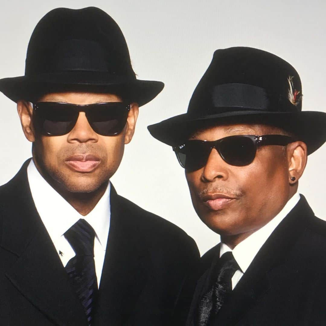 ジミー・ジャムのインスタグラム：「I heard it was #bestfriends day today so I obviously thought of mine 😎 For over 45 years this brother has been in my life and in many ways made my life. Salute to #TerryLewis I call him father to the world because he looks out for everyone and remains the most unselfish person I’ve ever known. Enjoy today my friend but remember it’s #bestfriendsday for us everyday (and nights too 🕶) #jimmyjam #terrylewis #upwardbound #minneapolis #perspective #flytetyme #clarenceavant #nationalbestfriendday」