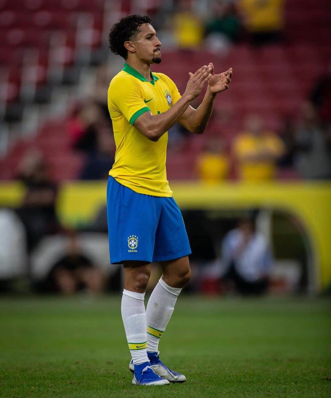 マルコス・アオアス・コレアのインスタグラム：「E assim seguimos forte o nosso caminho! 👏🏽🇧🇷 #CopaAmerica #SeleçãoBrasileira」