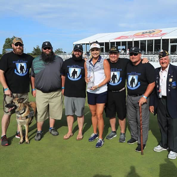 レクシー・トンプソンさんのインスタグラム写真 - (レクシー・トンプソンInstagram)「Wow!! What an amazing and special day here for me at the @shopritelpga :)) and a putt I’ll never forget!🙈thanks so much to all the sponsors , volunteers and fans for making this event possible. Thank you to Seaview Resort for hosting the @lpga_tour this week. Thanks so much to my caddy @benji__thompson for everything and always keeping me upbeat and always relaxed on the course, you’re the best! Thanks to all my sponsors for always supporting me I’m so grateful for every single one of you. Thanks to my management team @bluegiraffesprt for everything you do for me, and allowing me to focus on my golf 100%. Thanks to my family for always loving me no matter what and  to my parents for giving me this opportunity❤️ @redbull @cobragolf @pumagolf @rolex @ultimatesoftware @shortpar4 @zurichna @isps_handa #blessed #amazingday #offtomichigan」6月10日 9時09分 - lexi