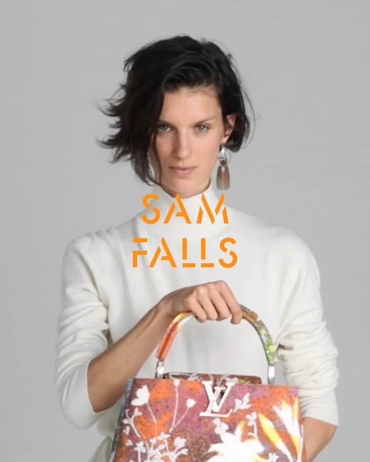 のインスタグラム：「#SamFalls and #NicholasHlobo bring their visions to the iconic Capucines bag for the new #LouisVuitton Artycapucines Collection. Explore the limited-edition collaboration with six renowned contemporary artists via link in bio.」