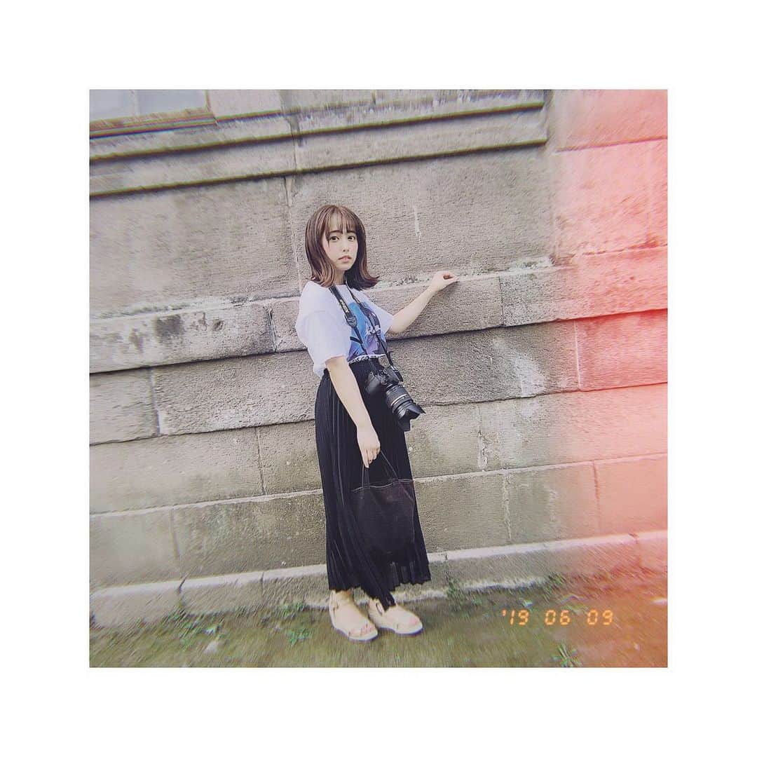 前田美里のインスタグラム：「レトロな鹿児島。  #鹿児島 #鹿児島県立博物館 #鹿児島県立博物館考古資料館 #西川グループ #イメージガール #レトロ #ファインダー越しの私の世界 #写真好きな人と繋がりたい #低身長コーデ #146cm #film #film_jp #photo #picture #kagoshima #japanesegirl #instagood #instafashion」