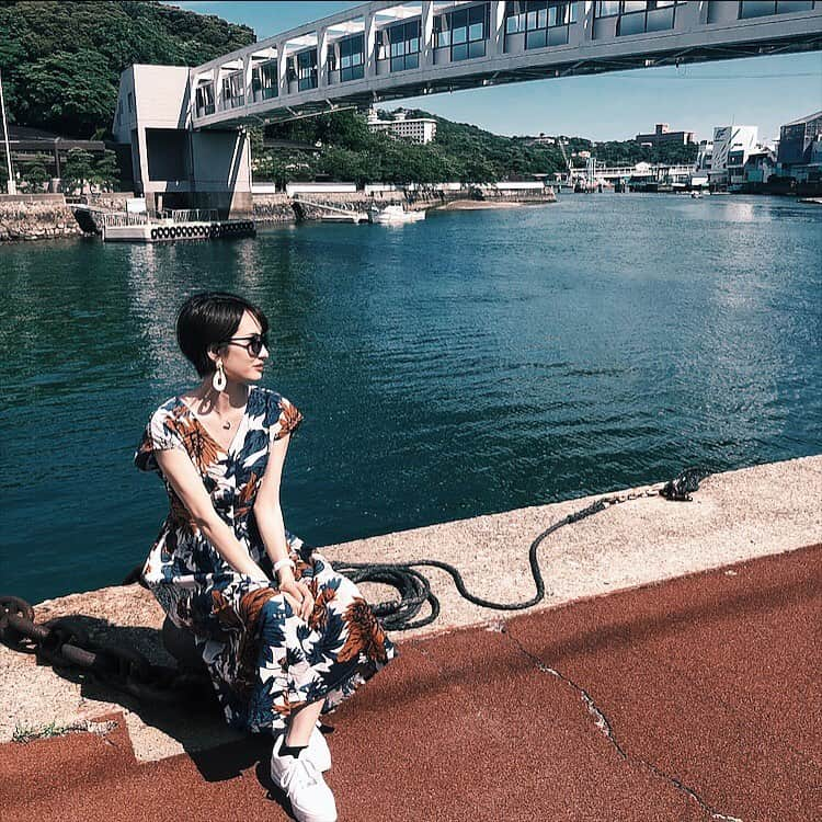 豊原未帆さんのインスタグラム写真 - (豊原未帆Instagram)「TOBA🐬  #mie#toba#trip#fashion#code #ootd#outfit#instagood#instalike #love#l4l」6月10日 22時10分 - _____mp0721