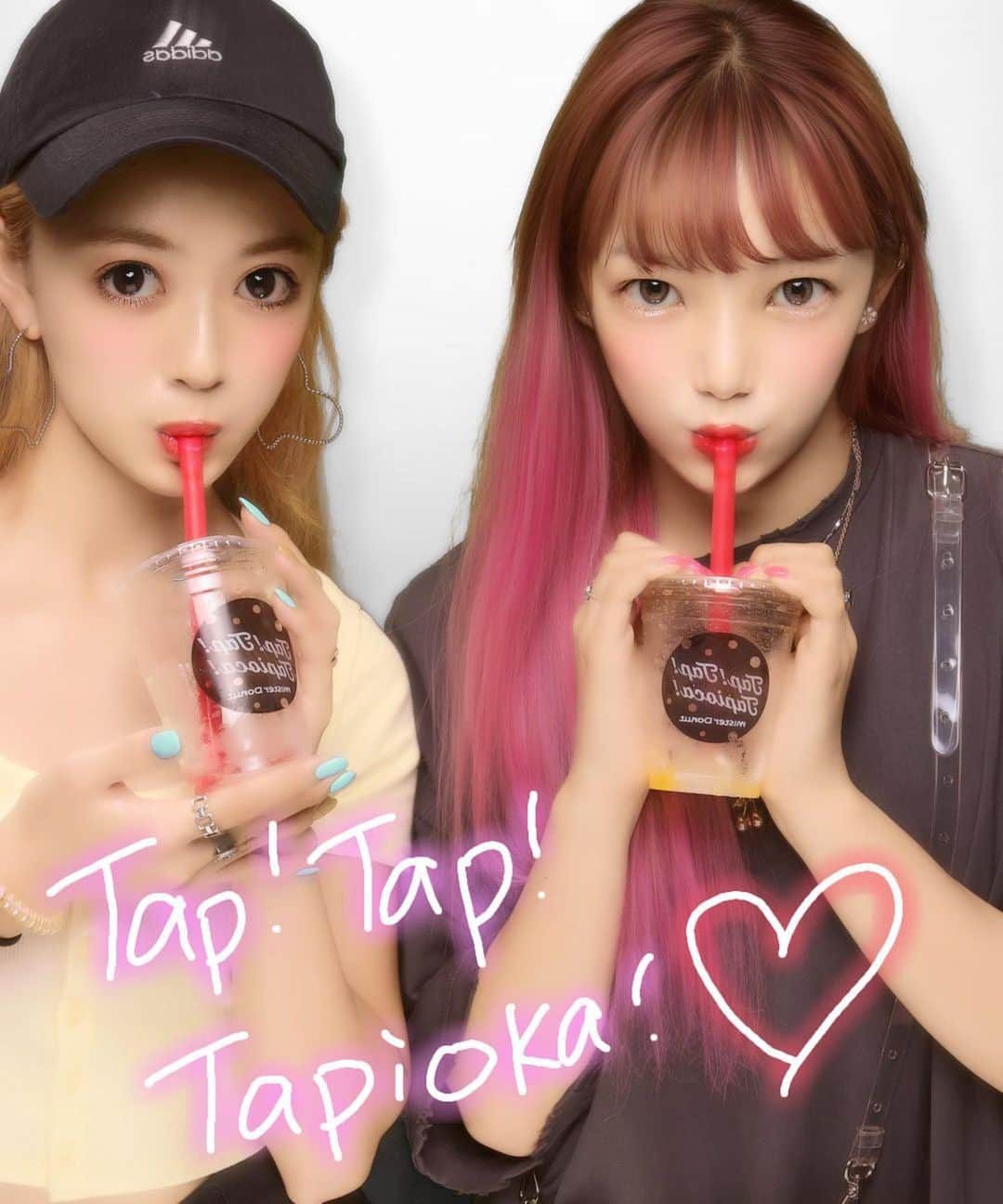 武部柚那さんのインスタグラム写真 - (武部柚那Instagram)「久しぶりにJKしました。笑 Tap!Tap!Tapioca!!! ストロベリー美味しかった🍓 #ギャルな2人 #タピオカプリ #真似してみてね #個人的に5枚目が好き」6月10日 22時14分 - yuzuna__takebe__official