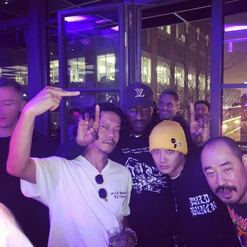 野村訓市さんのインスタグラム写真 - (野村訓市Instagram)「Milding in Chicago @virgilabloh @magachin @qs86_shuhei #mildbunchsoundsystem #mildbunch」6月10日 14時27分 - kunichi_nomura