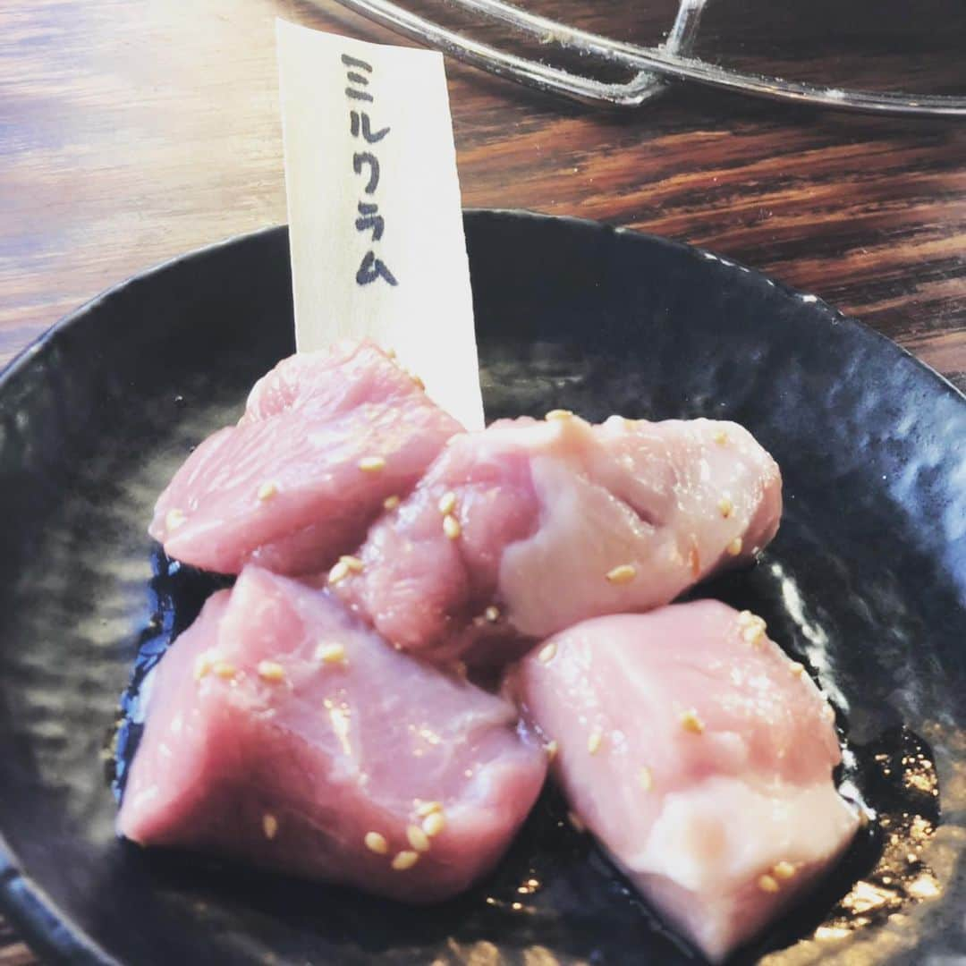 大政絢さんのインスタグラム写真 - (大政絢Instagram)「ホルモン銀牙！お肉が北海道産！地元の滝川産もありすぐ注文しました✨美味しかった〜山わさびたっぷりご飯も🍚帰ったらまた行きたいな！ #佐々木希 さん#ホルモン銀牙 #北海道旅行#滝川」6月10日 18時43分 - aya_omasa_official