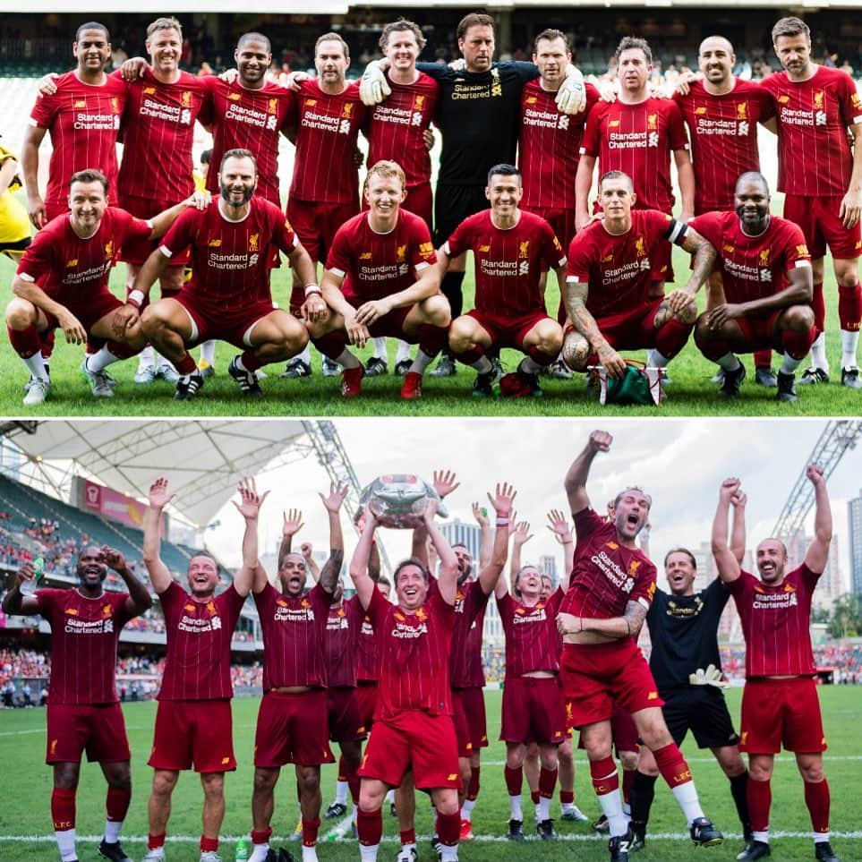 リヴァプールFCさんのインスタグラム写真 - (リヴァプールFCInstagram)「L E G E N D S 🔴🏆🤣 #LFC #LiverpoolFC #Legends」6月10日 18時35分 - liverpoolfc