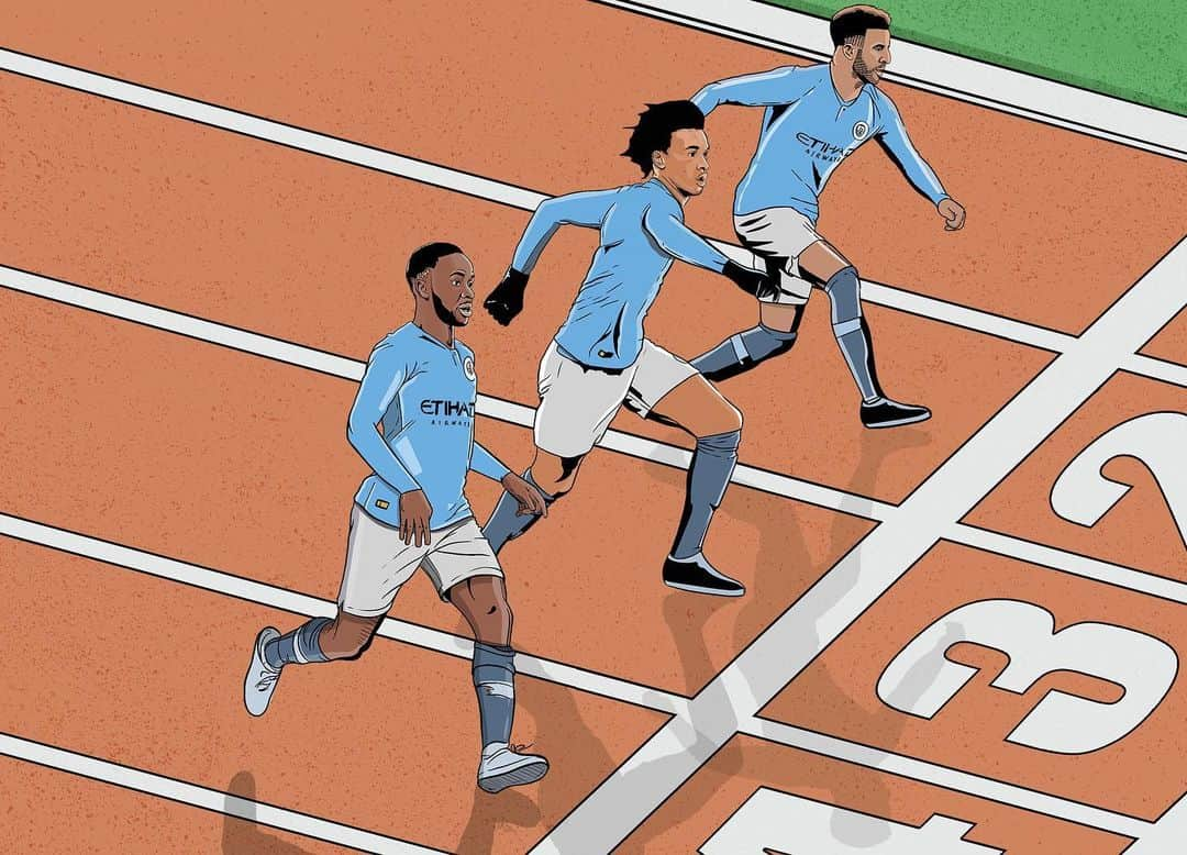 マンチェスター・シティFCさんのインスタグラム写真 - (マンチェスター・シティFCInstagram)「Winning the @premierleague - it’s a marathon, not a sprint! . #mancity」6月10日 19時39分 - mancity