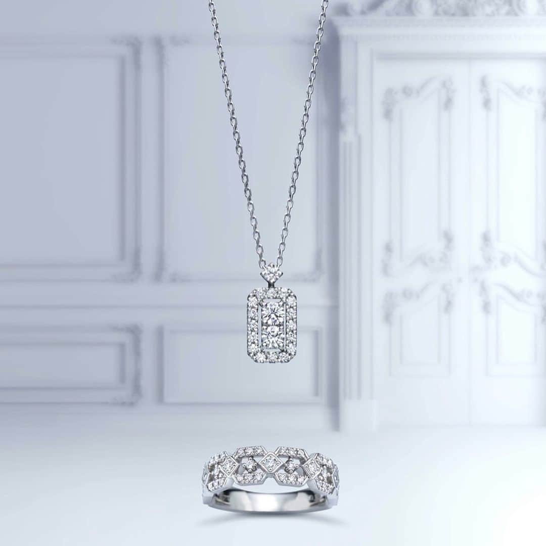 ヴァンドーム青山さんのインスタグラム写真 - (ヴァンドーム青山Instagram)「. 【 coordinate 】 上品でクラシカルな印象のジュエリーコーディネート。プラチナとダイヤモンドの上質な輝きが、エレガントな大人の女性を演出します。 . #diamond #ダイヤモンド #platinum #プラチナ #リング #ジュエリー #ring #necklace #ネックレス #newarrival #limitededition  #9月30日までのスペシャルプライス  #jewelry #accessory  #vendomeaoyama  #ヴァンドーム青山」6月10日 20時35分 - vendomeaoyama_official