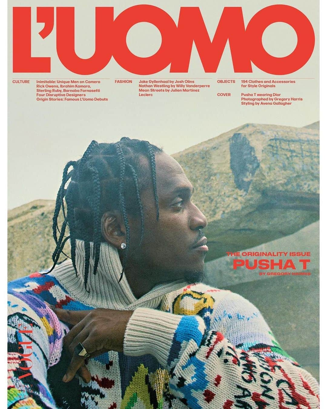 キム・ジョーンズさんのインスタグラム写真 - (キム・ジョーンズInstagram)「@kingpush on the cover of @luomovogue in @dior  11 days to show in @raydog699 artwork cashmere and embroidered knit」6月10日 20時45分 - mrkimjones