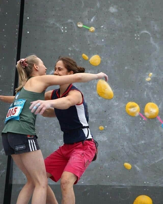 スターシャ・ゲージョさんのインスタグラム写真 - (スターシャ・ゲージョInstagram)「The last post of my TOP 5:  1st place: Superfinal victory of the European Bouldering Championship 2017.  I am absolutely the proudest of this success. From feeling so vulnerable when I found out I have to deal Janja face to face, to believing there is a chance after observing the superfinal boulder. Luckily I did not miss that bloody chance.  That jump still brings so much light to my life. It brought excitement to the whole stadium. The happiest moment of my career, to be honest.  @vladek_zumr capturing the moment  @scarpaspa @trangoworldofficial @morphoholds @climbskinspain @wingschalk #top5 #champion #superfinal #no1 #unforgettable」6月11日 6時41分 - gejostasa