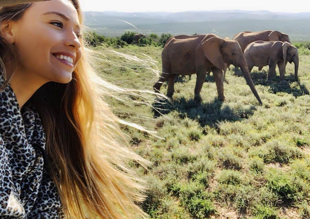 ティア・ブランコさんのインスタグラム写真 - (ティア・ブランコInstagram)「MADE IT TO AFRICA! 🐘🦓🦒🐆🦏 Wow, I am blown away & it’s only day 1 🥰 It was such an amazing experience to watch wild animals in their natural environment today ♥️♥️♥️」6月11日 1時20分 - tiablanco