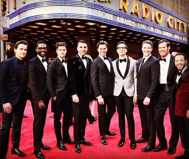 タック・ワトキンスさんのインスタグラム写真 - (タック・ワトキンスInstagram)「@boysbandbway won best revival of a play at the Tonys last night. I was fortunate to be part of the cast, but even more fortunate to have been afforded a better life because of the movement towards equality set into motion with the opening of this play fifty years ago. Detractors to this play label its characters “self-loathing.” They’re not wrong, but we ought to consider the world they lived in. And learn from it. I agree with our producer @mrrpmurphy that “...the world needs more LGBTQ history. It just does.” Laurence Luckinbill who originated the role of “Hank” remarked to playwright Mart Crowley after last night’s win, “the one thing these new young men could not have was the knowledge of the closet you and all of the men were locked in in 1967—and how it twisted and tore lives and shaped personalities—and killed in so many ways so many people.” As a gay man it feels ironic, to say the least, that my life is better personally and professionally having played a gay man whose life was more difficult because he was gay. “Hank” left his wife and children because, though he loved them, resolved to live authentically. That could have been me. If not for the courageous gay men and women who came before me and stood up to be counted, I may have followed a similar path, unintentionally harming people I loved until I finally became desperate enough to tell the truth.  I owe the freedom and comfort to live openly and honestly to the people who paved the path before me. Thanks to them my children will never know me as anything other than who I really am.  @andrewrannells  @charliecarver  @brianhutchison3  @zuzannawanda  @therealjimparsons  @zacharyquinto  @mattbomer  @michaelbwashington  @robinofjesus @dcmphoto.biz」6月11日 2時21分 - tucwatkins
