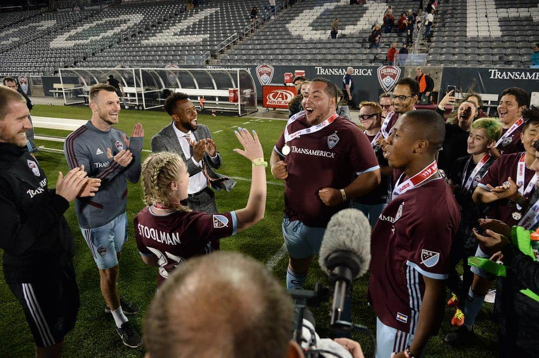 ケリーン・アコスタさんのインスタグラム写真 - (ケリーン・アコスタInstagram)「Big win Saturday. An even bigger win for our Special Olympics Squad! #CoachKell #soccerforall #specialolympics #playunifiedmls #rapids96 #MLS #elevate @specialolympicsco @coloradorapids」6月11日 5時22分 - kellynacosta