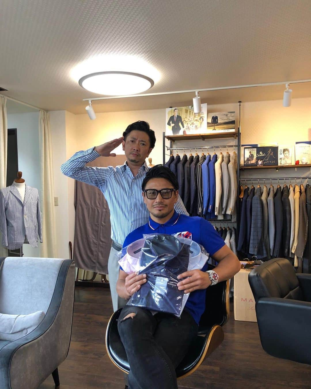 魔裟斗さんのインスタグラム写真 - (魔裟斗Instagram)「オーダーシャツ完成！ #魔裟斗  #tokyotailor  @tokyotailor」6月11日 15時42分 - masato.official