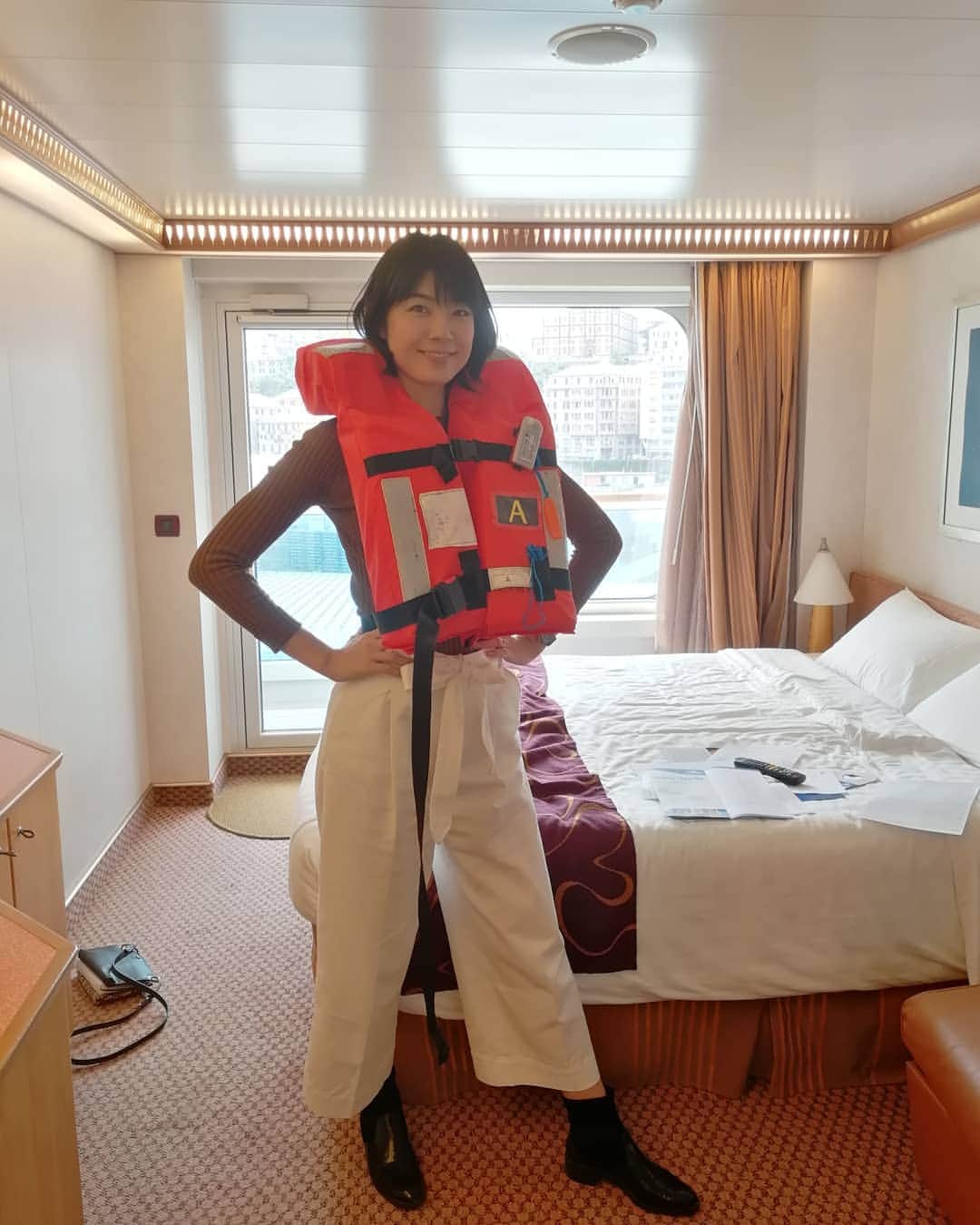 桐島瑞希さんのインスタグラム写真 - (桐島瑞希Instagram)「船に乗ったら、まずは避難訓練🤣 生きて帰れますように🤔  #costa #cruising #コスタ #クルージング #クルージング旅行 #地中海クルーズ #避難訓練 #italy #savona #costafascinosa #コスタファシノーサ  #海外旅行 #海外旅行好きな人と繋がりたい #海外生活 #海外在住 #旅行好きな人と繋がりたい #旅スタグラム #旅したくなるフォト」6月11日 15時58分 - mizkirisiii