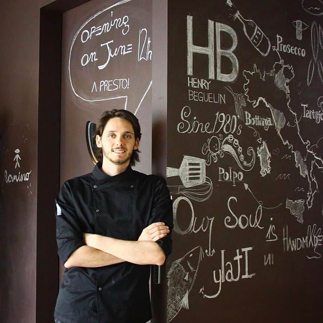 エンリーベグリンのインスタグラム：「We are proud to announce the opening of L’Omino restaurant by chef Teodoro Marani. At the second floor of Henry Beguelin building in Seoul, a new place where taste the first quality typical Italian produce.  #henrybeguelin#new#opening#lomino#restaurant#Seoul#korea#italian#food#」