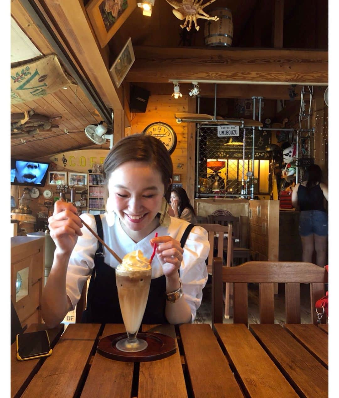 青木美緒さんのインスタグラム写真 - (青木美緒Instagram)「加賀でゆったり休日☕️☕️☕️☺️💯🌈 #加賀カフェ」6月11日 16時12分 - m_ooo