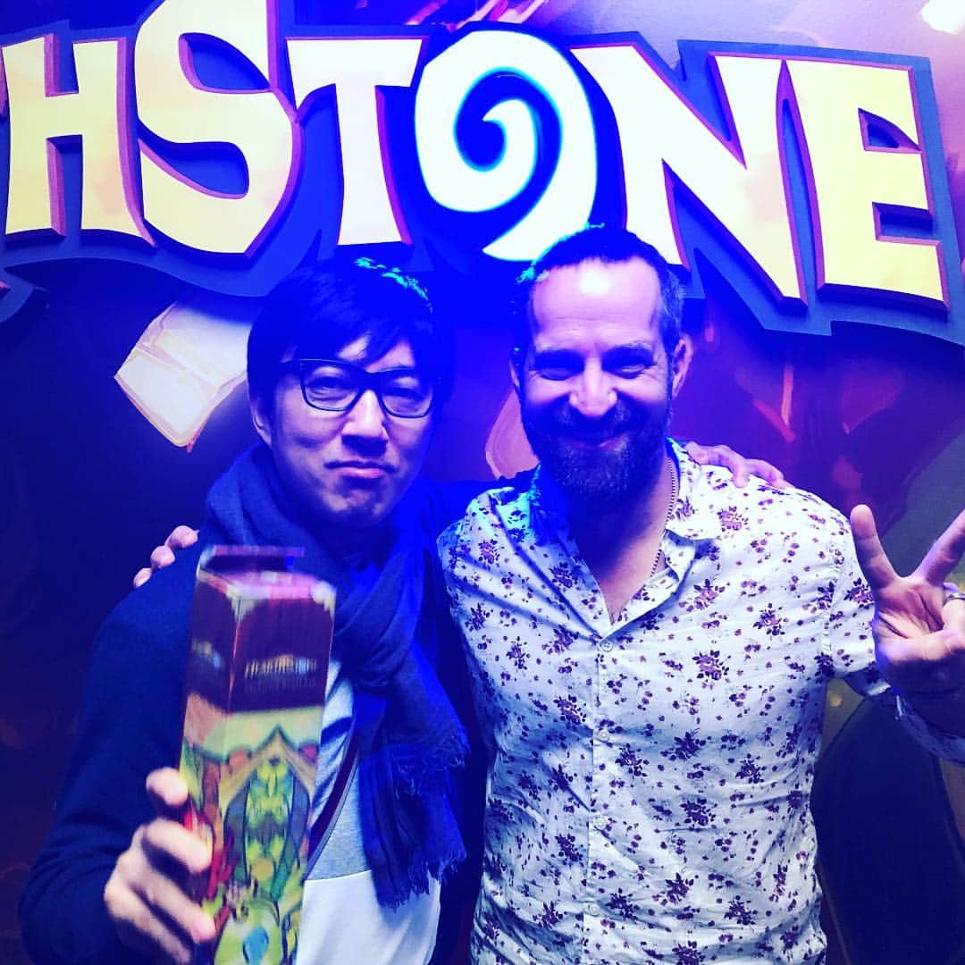 須田剛一のインスタグラム：「Just met up with Ben from Blizzard!」
