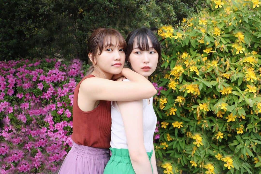 真山朔のインスタグラム：「💜💛 📸ありちゃん」