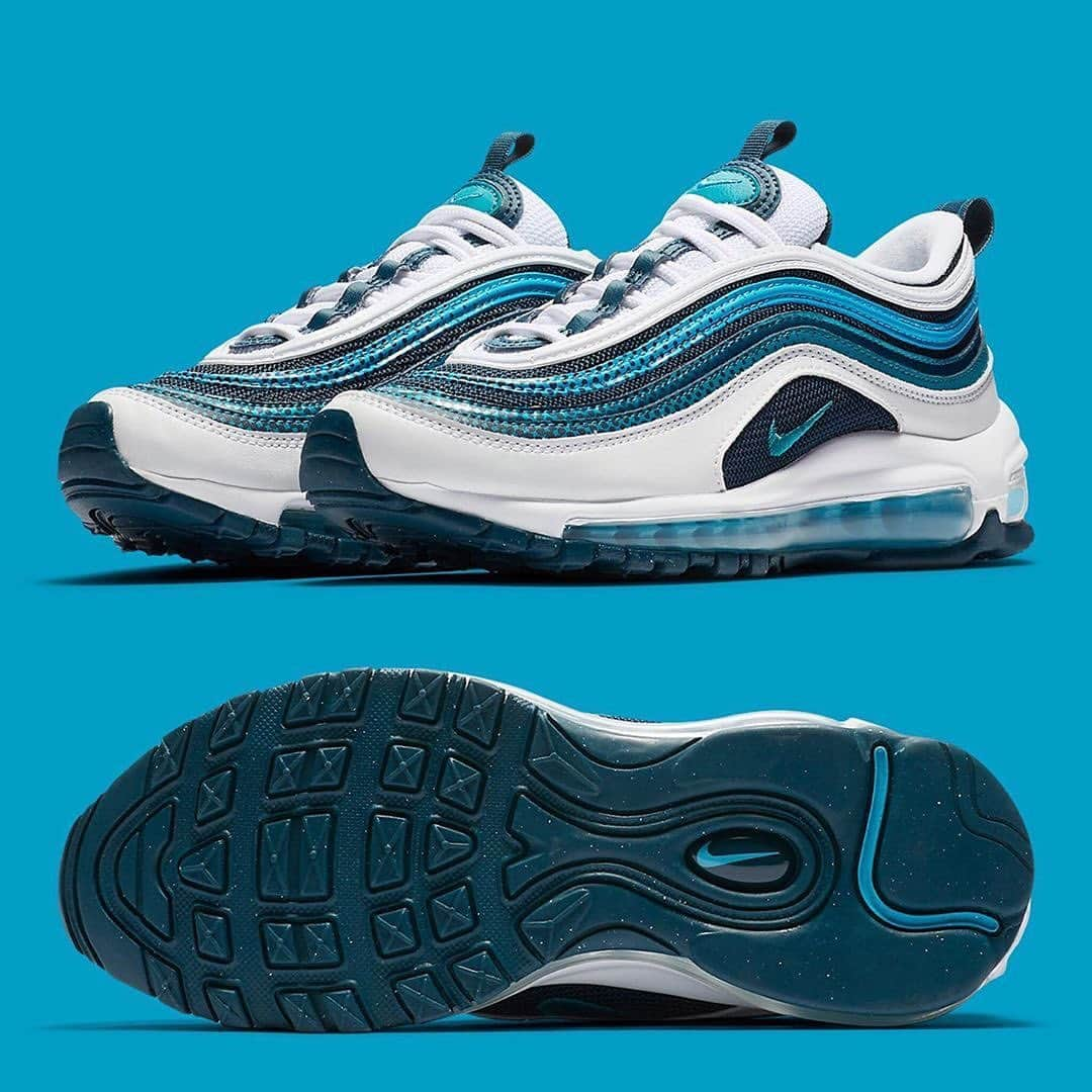 Sneakgalleryさんのインスタグラム写真 - (SneakgalleryInstagram)「COP or DROP? 🌊🌊 The Nike Air Max 97 RF “Blue and Teal” Is Releasing On June 15th, 2019.」6月11日 10時48分 - sneakgallery