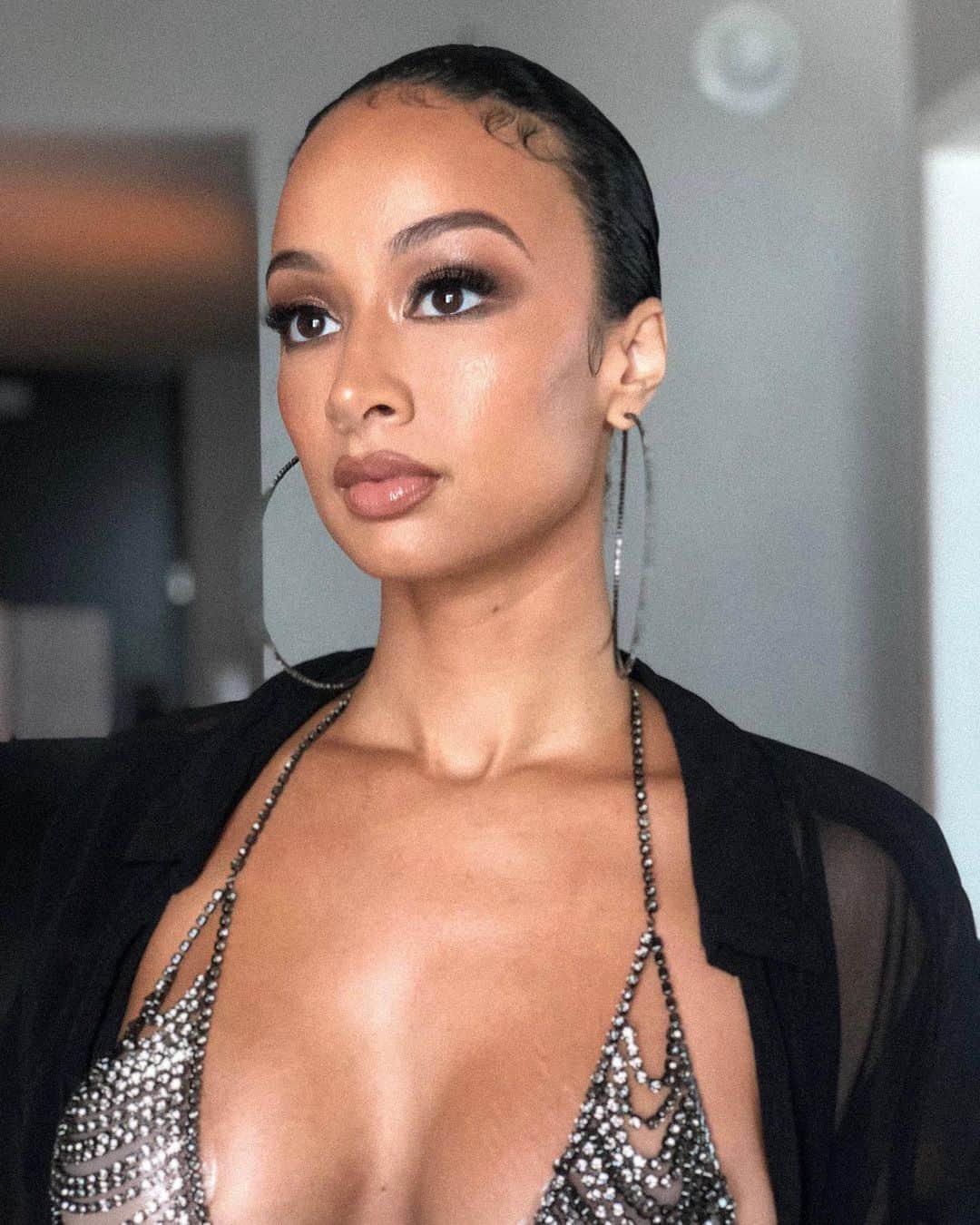 Draya Micheleさんのインスタグラム写真 - (Draya MicheleInstagram)「Oh you was in the A a 👀 ... doing it big like a vintage body tap employee. 💄 by @makeupbygray」6月11日 11時47分 - drayamichele