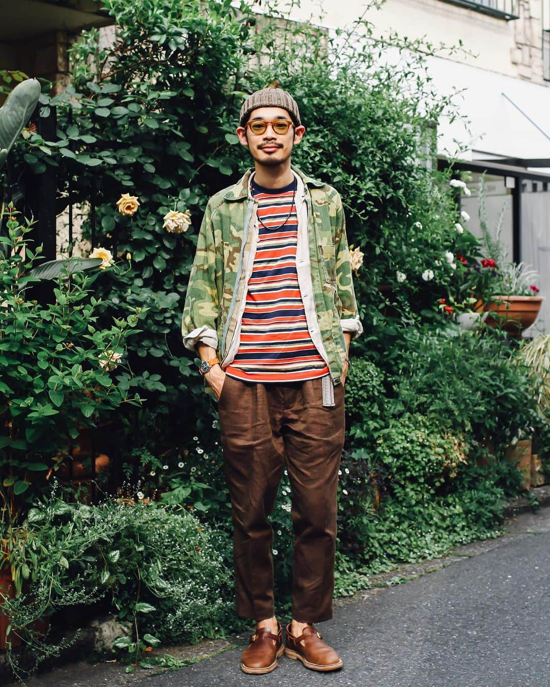 Fashionsnap.comさんのインスタグラム写真 - (Fashionsnap.comInstagram)「【#スナップ_fs】 Name 佐久間 直樹  Jacket #vintage Shirt #BEAMSPlus T-Shirt #BEAMSPlus Pants #MOJITO Shoes #MOTORATORY Watch #ENGINEERED GARMENTS ✗ #TIMEX Cap #BEAMSPlus Eyewear #MOSCOT  #fashionsnap #fashionsnap_men」6月11日 11時59分 - fashionsnapcom