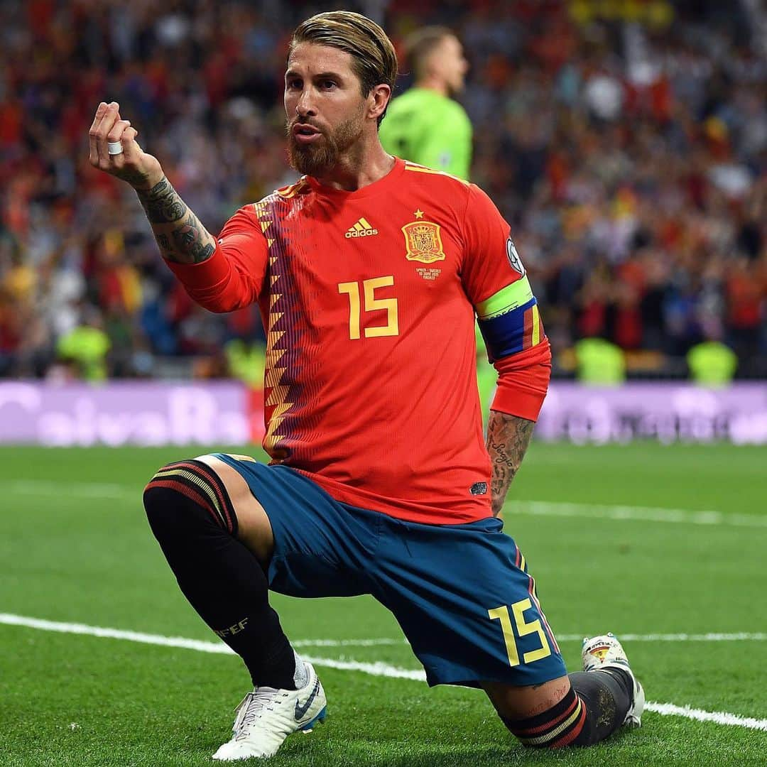 サッカーキングさんのインスタグラム写真 - (サッカーキングInstagram)「. 7 goals in 8 games Is he DF? No! He is Sergio Ramos! （2019.06.10） . 📷Photo by David Ramos/Getty Images . #セルヒオラモス #SergioRamos #SR15 #スペイン #🇪🇸 #スペイン代表 #ユーロ2020 #EURO2020 #UnidosPorUnRETO #football #futbol #サッカー #⚽️ #サッカーキング」6月11日 13時21分 - soccerkingjp