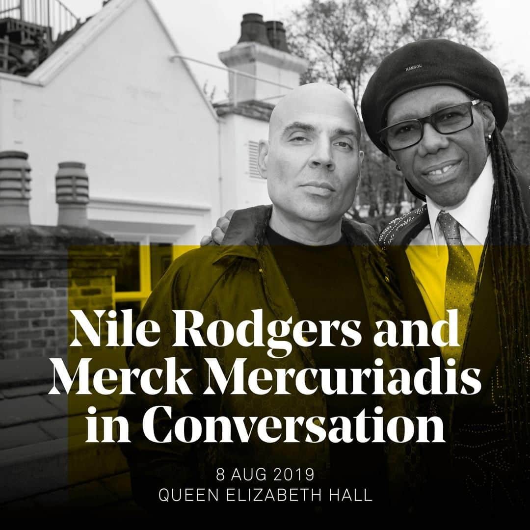 ナイル・ロジャースさんのインスタグラム写真 - (ナイル・ロジャースInstagram)「Nile Rodgers's #Meltdown announcement.. #NileRodgers & #MerckMercuriadis In Conversation Southbank Centre  03-11AUG2019. Tickets available NOW: https://bit.ly/2Wxdv0d  #meltdownfest MeltdownFestival @meltdownfest」6月12日 2時27分 - nilerodgers