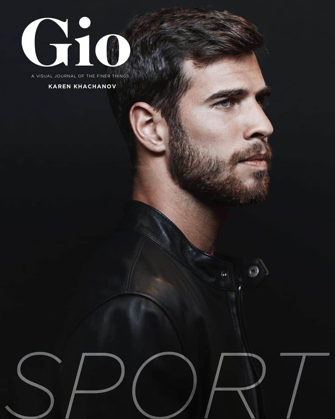 カレン・ハチャノフのインスタグラム：「Really nice cover @gio_journal 🔥 and photographer @johnrussophoto is another level👌🏻 Styled by @matchlesslondon  #Cover #GioJournal」