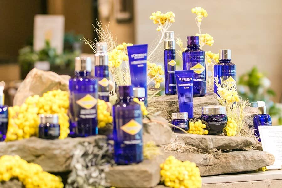 L'OCCITANE en Provenceさんのインスタグラム写真 - (L'OCCITANE en ProvenceInstagram)「＼発表会速報！／9月11日(水)リニューアル新発売、イモーテル プレシューズ✨ 素肌力、整えて前を向く。咲かせるハリつや、太陽のイモーテル🌼﻿ ﻿ ロクシタンを代表するスキンケアシリーズ﻿ 「イモーテル プレシューズ」が﻿ 2019年秋、進化して登場することが﻿ 本日発表されました✨﻿ ﻿ イモーテルとは、﻿ イル・ド・ボーテ（美の島）と呼ばれる﻿ 青い海に囲まれたコルシカ島に咲く﻿ 黄色く小さな花の名前。﻿ ﻿ そのイモーテルから抽出した﻿ エッセンシャルオイルには﻿ 古来より高い再生力があると云われているほか、﻿ つみとった後でも枯れずに﻿ 鮮やかな黄色を保ち続けることから﻿ 「永久花」という別名も。﻿ ﻿ ロクシタンは2001年、﻿ この花が持つ類まれなる生命力に着目し応用して、﻿ イモーテルを用いたスキンケアを開発💡﻿ ﻿ そしてブランドの代表ラインになった﻿ 「イモーテル プレシューズ」が﻿ さらなる進化を遂げて、この秋、登場します！﻿ ﻿ ﻿ 肌のハリ・ツヤを咲かせる、﻿ 「イモーテル プレシューズ」の﻿ リニューアル・ラインナップは……↓﻿ ﻿ ◎クリーム﻿ 親和型ヒアルロン酸配合で﻿ うるおい満ちるハリ肌へ導きます✨﻿ ﻿ ◎エクストラフェイスウォーター﻿ 「しっとりと」したテクスチャーの化粧水。﻿ 肌にとろりと溶け込むようになじみ、﻿ 弾むようにしなやかでキメの整った肌へ🌼﻿ ﻿ ◎エッセンシャルフェイスウォーター﻿ 「みずみずしく」肌を仕上げる化粧水。﻿ つけた瞬間にみずみずしく肌へなじみ、﻿ 心地良い潤いが肌を丸ごと包み込みます💓﻿ ﻿ ◎セラム﻿ 高濃度イモーテル凝縮美容液💫﻿ 内から輝くようなヘルシーなツヤを仕込みます。﻿ ﻿ ◎ミルク﻿ 日本女性ニーズに応え開発された﻿ ロクシタン初の乳液クリーム🌟﻿ ﻿ ◎アイバーム﻿ ぴんっと引きしまった明るい印象へ。﻿ イモーテルとシアバターで﻿ 気になる乾燥小じわをケアする、﻿ 目元用ジェルクリーム👀﻿ ﻿ ◎フェイスミスト﻿ ひと吹きでフレッシュな輝きを補給し、﻿ 1日中ふっくらハリ・ツヤを途切れさせません☀️﻿ ﻿ ﻿ 新パッケージのデザインは﻿ 初夏6月の南仏コルシカ島に咲く﻿ イモーテルの花がインスピレーションに。﻿ そのこだわりにもぜひ、注目して見てくださいね♡﻿ ﻿ リニューアル新発売の﻿ 「イモーテル プレシューズ」は﻿ 9月11日(水)発売。どうぞお楽しみに😊﻿ ﻿ ﻿ #ロクシタン #イモーテル #イモーテルプレシューズ #イモーテルの力 #すっぴん肌 #新商品 #新発売 #新作コスメ #スキンケア #コスメマニア #発表会 #速報 #すっぴん #秋コスメ #コルシカ島 #プロヴァンス #南仏 #美肌 #エイジングケア #しわ対策 #くすみ改善  #保湿 #乾燥肌対策 #コスメ紹介 #コスメ大好き #リフレッシュ #コスメ紹介 #loccitane #immortelle」6月11日 19時16分 - loccitane_jp