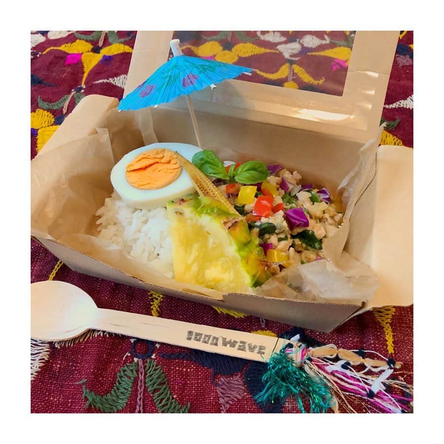 森千波さんのインスタグラム写真 - (森千波Instagram)「#1000gohan . . . . . . #lunch#lunchbox#food#colorful#gapao#rice#お弁当#ランチ#ガパオライス」6月11日 19時28分 - 1000wave