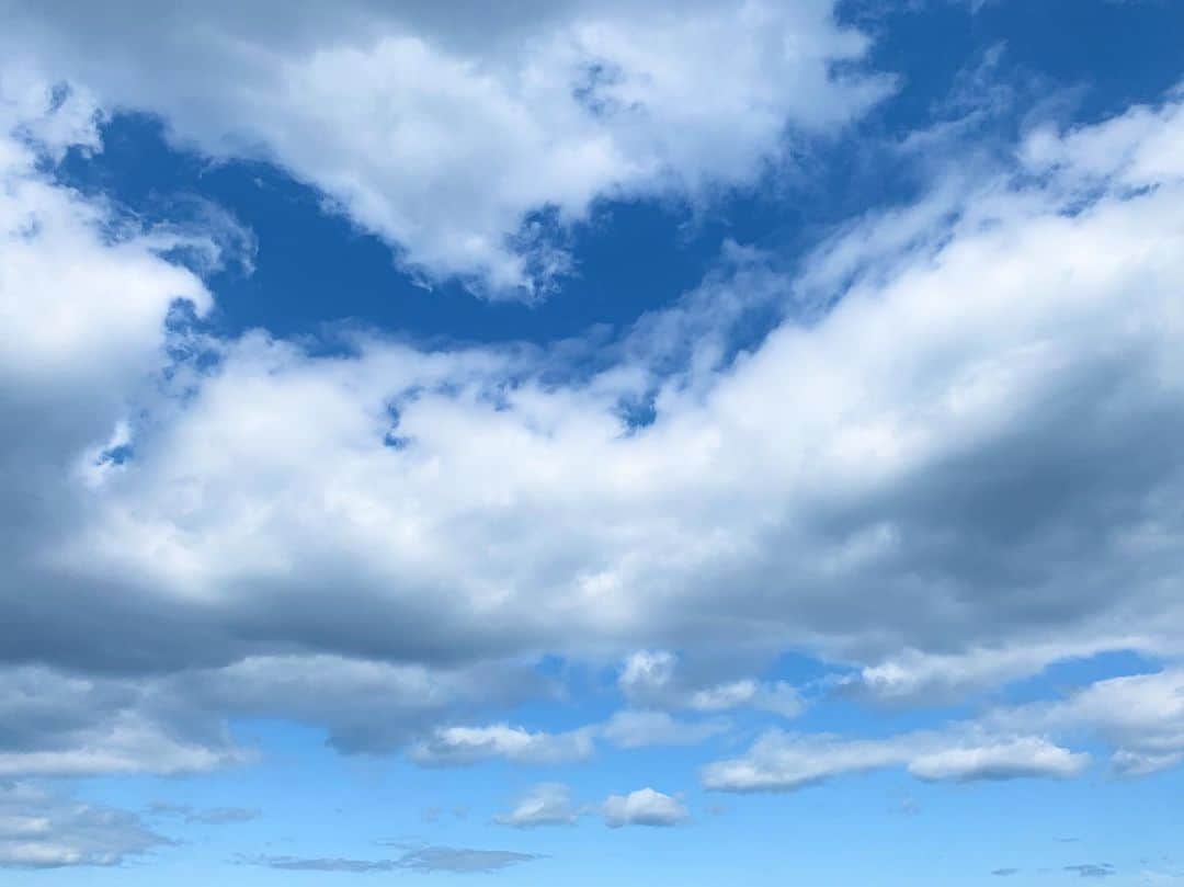 長谷川晴奈さんのインスタグラム写真 - (長谷川晴奈Instagram)「空と雲 ☁️🌫 歩いて散歩して、空を見上げたら綺麗だった 空に吸い込まれそうになるよね  #雲 #空 #散歩」6月11日 22時10分 - haruna_hasegawa71