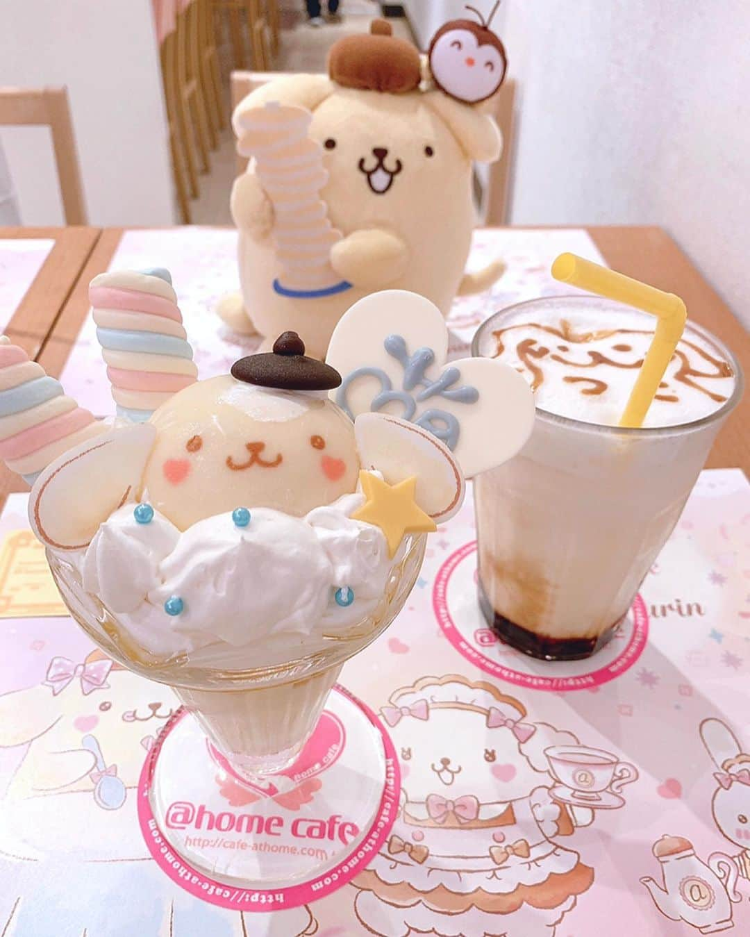 大谷映美里さんのインスタグラム写真 - (大谷映美里Instagram)「🍮💛🍮💛 ㅤㅤㅤㅤㅤㅤㅤㅤㅤㅤㅤㅤㅤ この前、@ほぉ〜むカフェの #ポムポムプリンカフェ プレオープンにいおりとお邪魔しました🙈💭 ㅤㅤㅤㅤㅤㅤㅤㅤㅤㅤㅤㅤㅤ 可愛すぎる夢空間！！！ メニューも可愛くて、とても美味しかったです🍼💗 ㅤㅤㅤㅤㅤㅤㅤㅤㅤㅤㅤㅤㅤ hitomiさんともお写真撮っていただきました✨ メイドさん…かわいい…！萌え萌えきゅんです。 ありがとうございましたっ(*´ω｀*)💕 ㅤㅤㅤㅤㅤㅤㅤㅤㅤㅤㅤㅤㅤ また行こうと計画中です〜〜☺️💭 ㅤㅤㅤㅤㅤㅤㅤㅤㅤㅤㅤㅤㅤ #あっとほーむかふぇ #メイドカフェ #ポムポムプリン」6月11日 22時18分 - otani_emiri