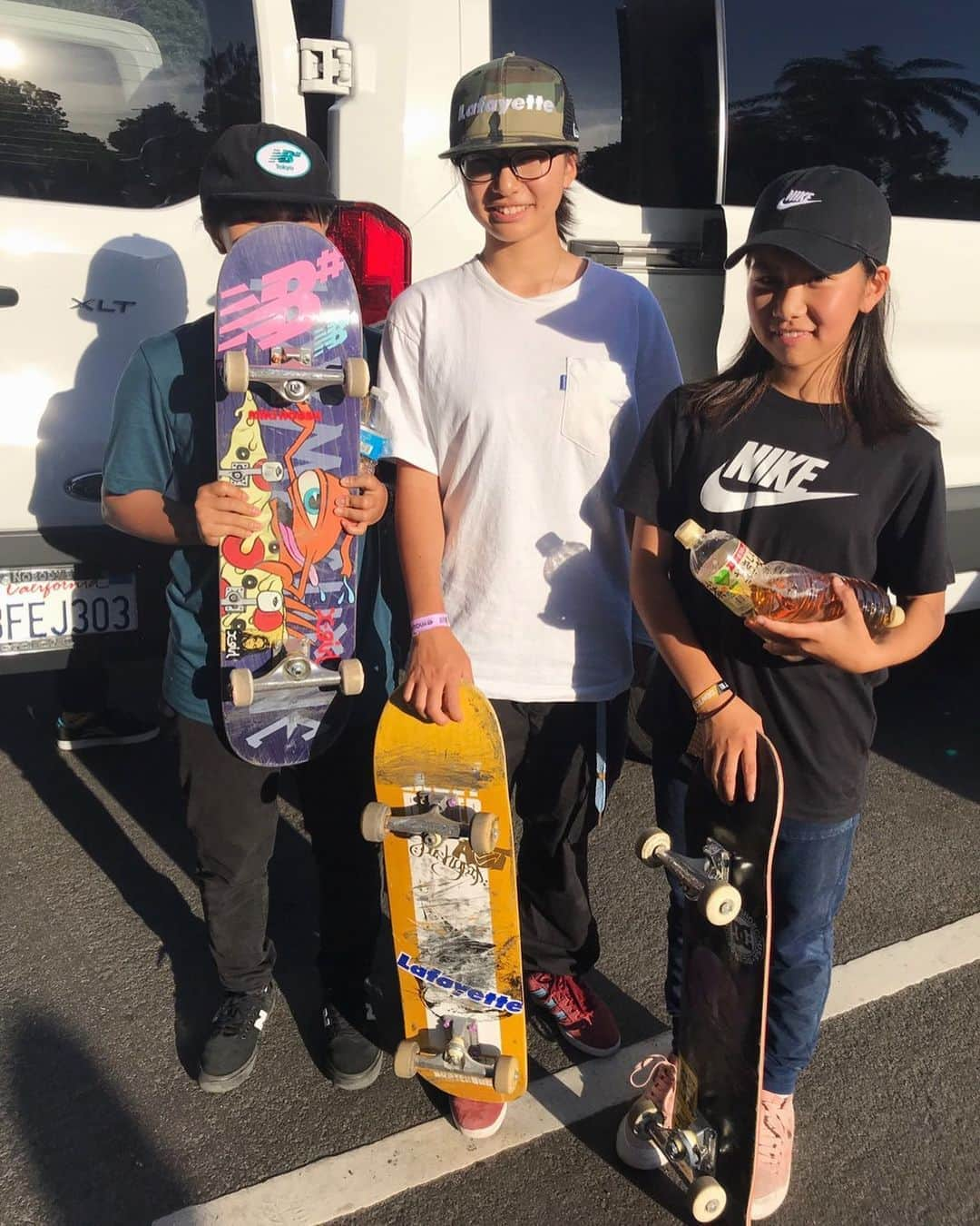 フジテレビ「スケートボード」さんのインスタグラム写真 - (フジテレビ「スケートボード」Instagram)「まもなくDewTour！Let's go TeamJapan！﻿ ﻿ #skateboard #TeamJapan🇯🇵 #Dewtour #Longbeach🇺🇸 #伊佐風椰 #藤澤虹々可 #織田夢海」6月11日 23時32分 - sk8_fujitv