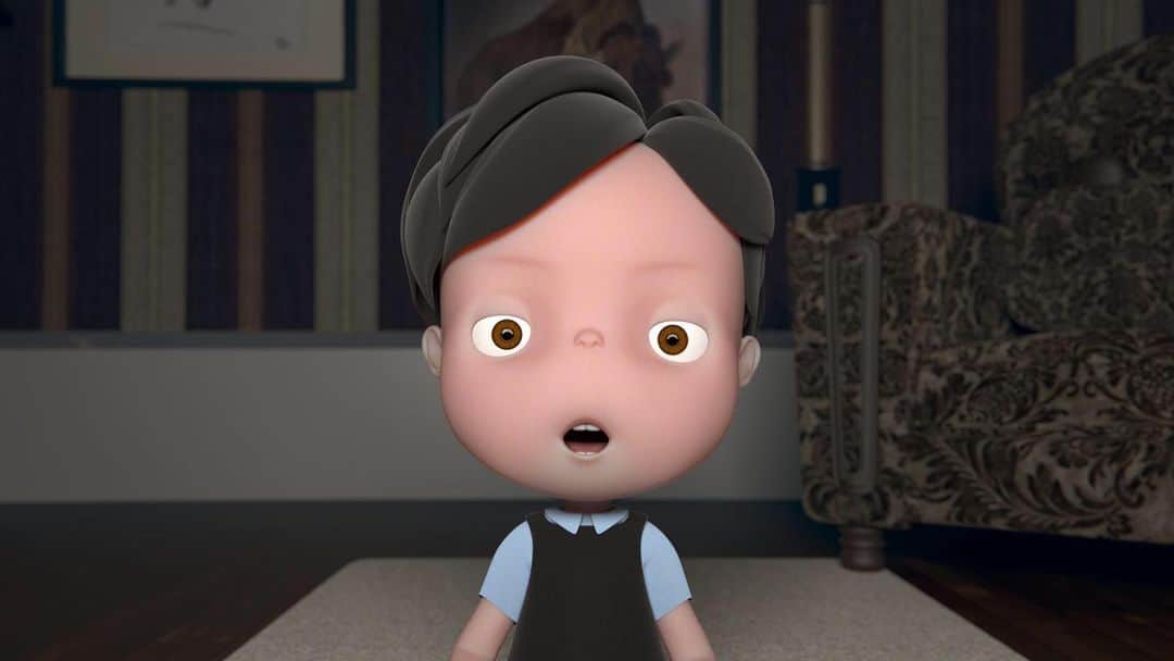 のインスタグラム：「How cute is this young little Wanny? -2 days to the launch of our cartoon! ☆ #ILBISONTE #CARTOON #COMINGSOON」