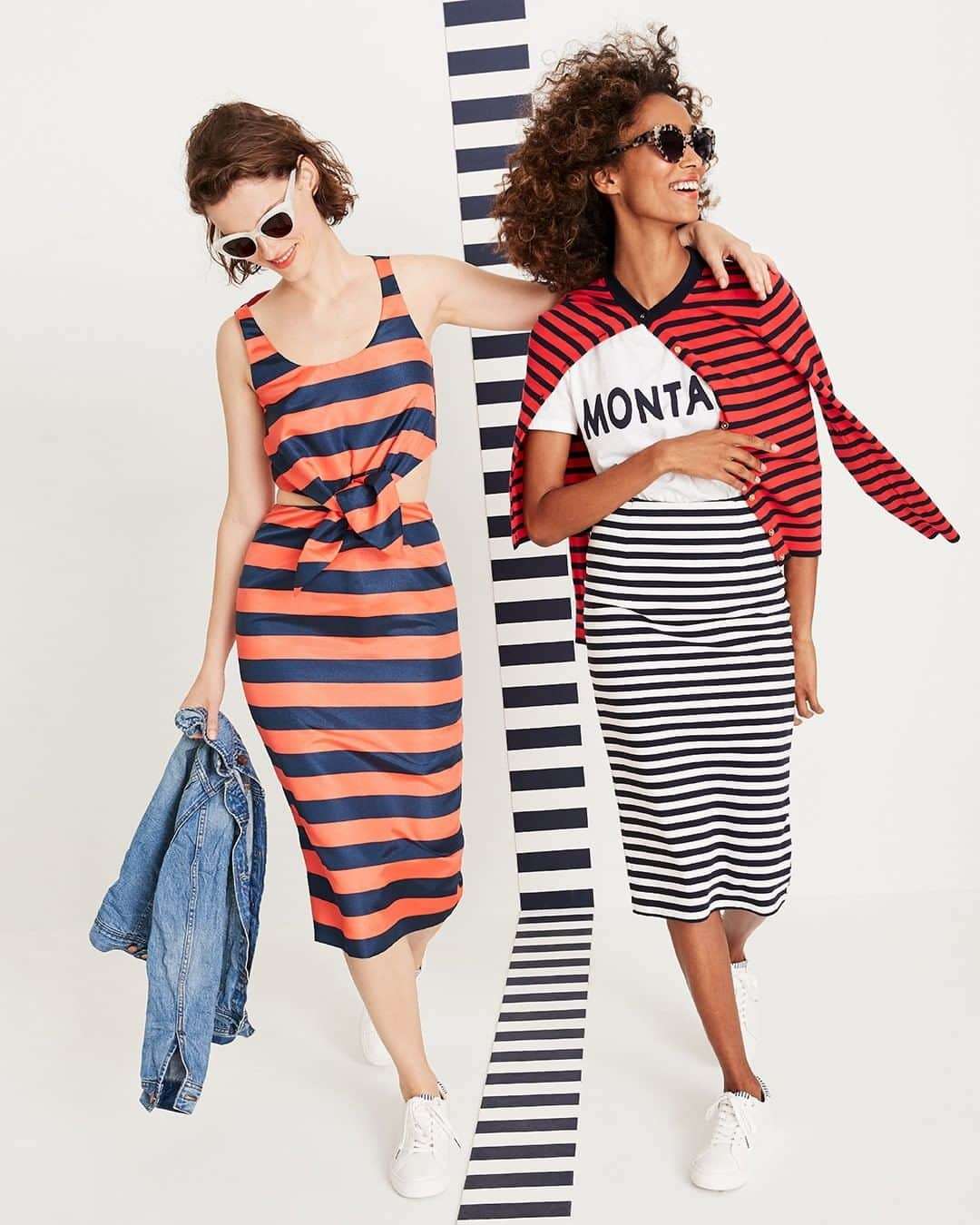 ジェイクルーさんのインスタグラム写真 - (ジェイクルーInstagram)「Sun’s out, stripes out 😎 Our stripes shop is open, and just in time for #nationalstripesday on June 21st! Shop exclusive collabs & more at our link in bio.」6月12日 0時01分 - jcrew