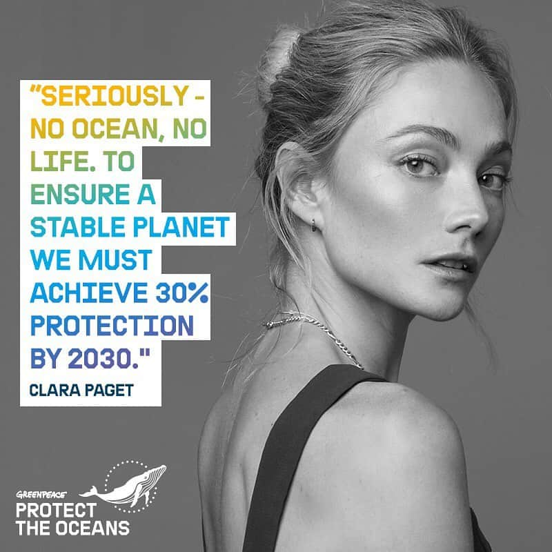 クララ・パジットさんのインスタグラム写真 - (クララ・パジットInstagram)「I am so honoured to have been asked to join @greenpeace as one of their #oceanambassadors 💙💚 please join us for #worldoceansmonth with your support for @GreenpeaceUK's campaign to #ProtectTheOcean. .  Add your name here: act.gp/OceanAmbassadors. .  It’s so quick & easy and we need you’re support please.. #powerbynumbers .  SIGN THE PETITION . To the UK government: "From climate change to overfishing - our oceans are facing vast and multiple threats. We call on you to do everything in your power deliver a strong Global Ocean Treaty and help create a network of ocean sanctuaries across our blue planet." . act.gp/OceanAmbassadors. . Leave me a little blue💙 below once youve signed 😉Thank you!! love you legends 💙 . #30by30 @ukparliament #worldoceansday #worldoceansmonth #worldoceansyear #worldoceansLIFE」6月12日 0時06分 - clarapaget