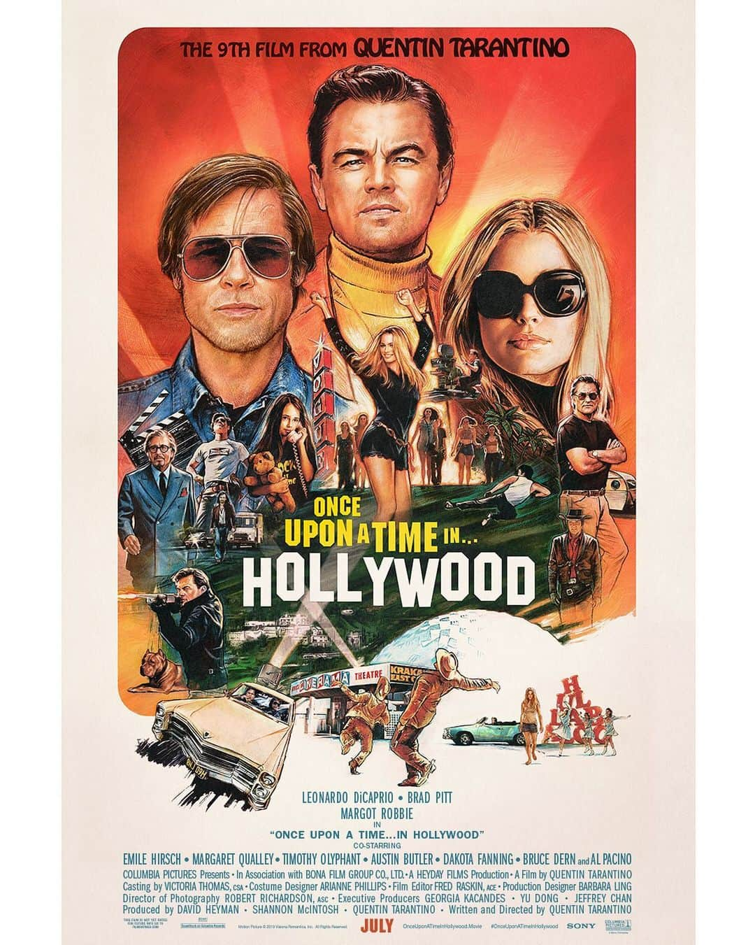 マーゴット・ロビーのインスタグラム：「This summer, Hollywood awaits. #OnceUponATimeInHollywood」