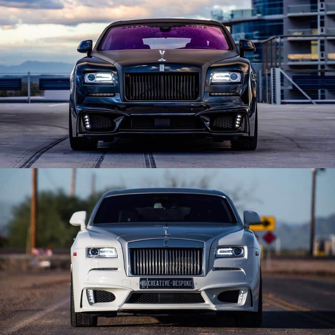 CarsWithoutLimitsさんのインスタグラム写真 - (CarsWithoutLimitsInstagram)「Double The Trouble Wraiths built & for sale by @creativebespoke  Follow them for very unqiue exotics Wald RR #Wraith #carswithoutlimits #CBClub」6月12日 11時02分 - carswithoutlimits