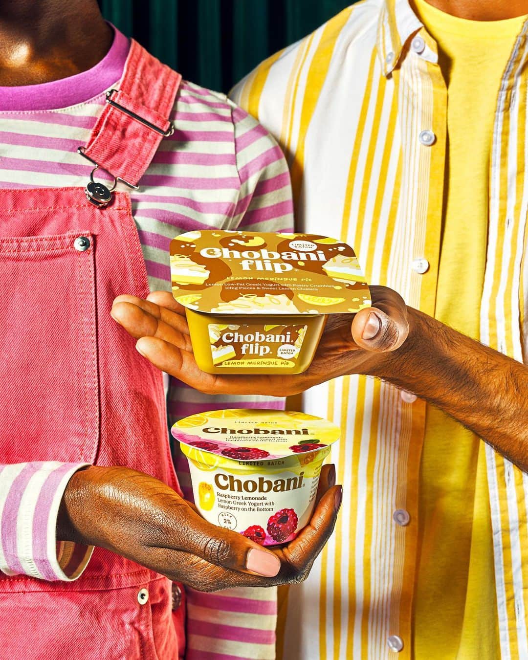 Chobaniのインスタグラム：「Hey fans! Have you tried our two new limited batch flavors yet? Say hello to summer on your spoon with the tangy, bright, lemony flavors of Chobani Raspberry Lemonade and Chobani Flip Lemon Meringue Pie. Give them both a try and tell us what you think! Enjoy these summertime favorites through July 2019. 📸: @grantcornett」
