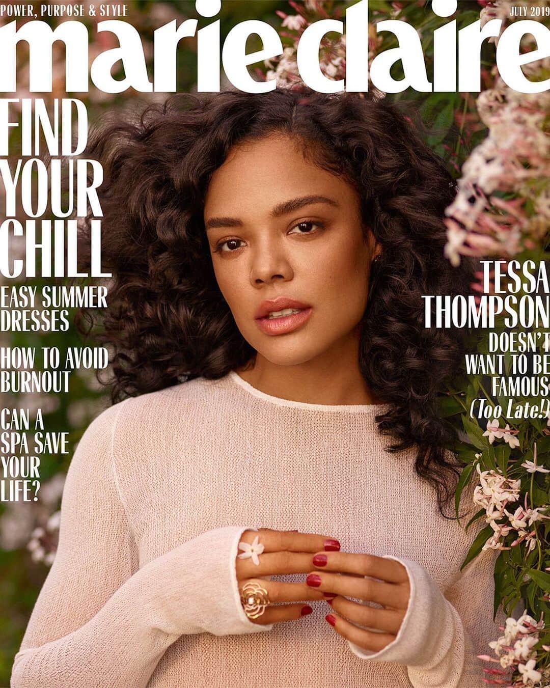 Just Jaredさんのインスタグラム写真 - (Just JaredInstagram)「@tessamaethompson discusses #MenInBlackInternational, working with #ChrisHemsworth and negotiating her contract. Tap this pic in the LINK IN BIO to read more! #TessaThompson Photo: @thomaswhiteside / @marieclairemag」6月12日 2時56分 - justjared