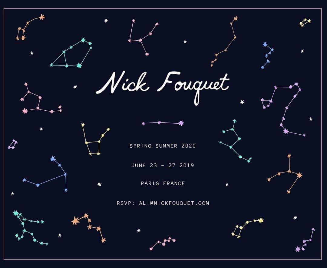 Nick Fouquetのインスタグラム：「➕Paris SS2020🇫🇷 Email ali@nickfouquet.com to schedule a custom fitting ➕」