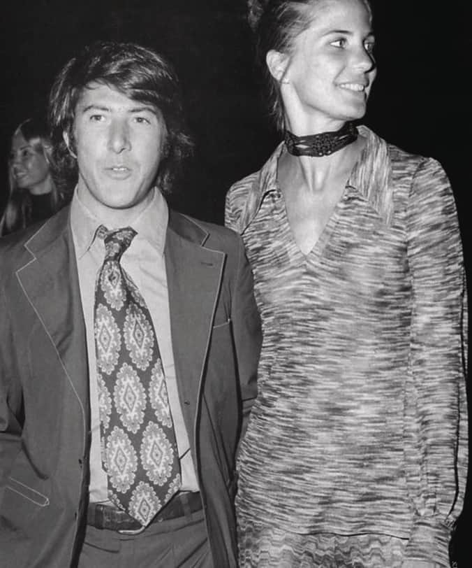 ミッソーニさんのインスタグラム写真 - (ミッソーニInstagram)「The Missoni duet: #tbt #DustinHoffman in 1971 at Venice International Film Festival with #AnneByrneHoffman wearing space dye top and skirt by #Missoni. #MissoniLovers #TwoIsBetterThanOne #MissoniHistory #70s」6月12日 4時01分 - missoni