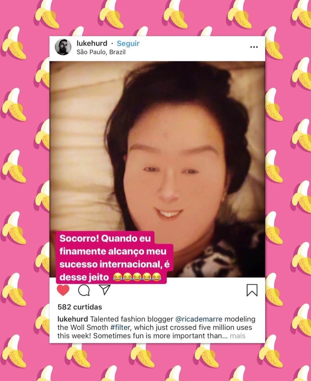 Gabriela Salesのインスタグラム：「Primeira vez notadah na gringah e é logo assim. Eu não aguento 😂😂😂 RESPEITADAH, COBIÇADAH」