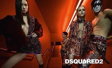 IMG Modelsさんのインスタグラム写真 - (IMG ModelsInstagram)「Red Light District. 🚨 @iosonomariacarlaboscono + @sasha_pivovarova front @dsquared2’s latest campaign. #📷 @mertalas + @macpiggott #👗 @panosyiapanis #⭐️ #IMGstars」6月12日 5時23分 - imgmodels