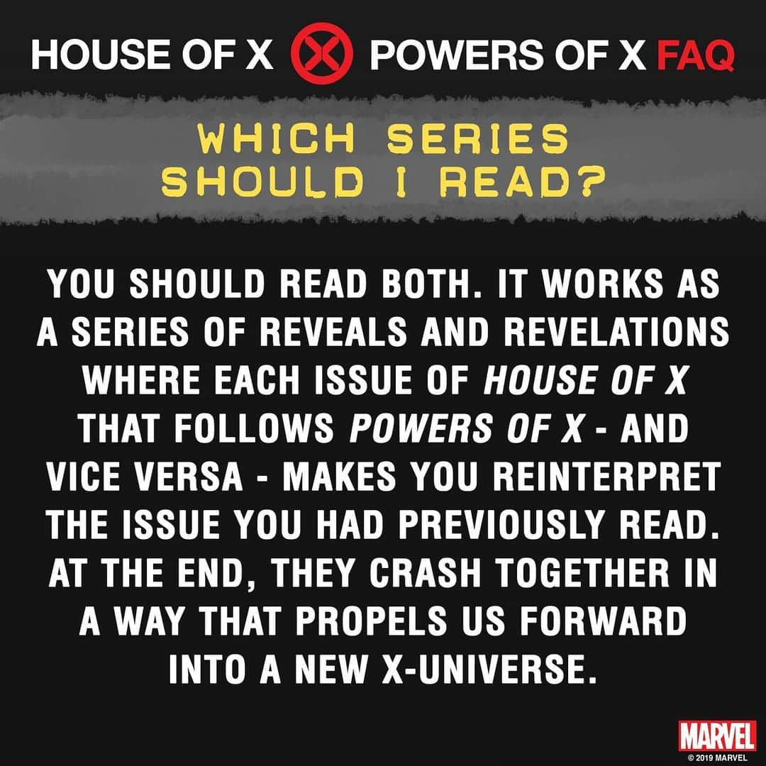 Marvel Entertainmentさんのインスタグラム写真 - (Marvel EntertainmentInstagram)「We've got your burning questions answered here in our "House of X" and "Powers of X" FAQ! #MarvelComics #XMen」6月12日 5時39分 - marvel