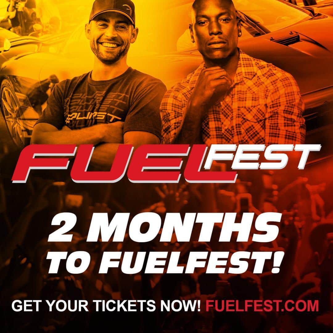 タイリース・ギブソンさんのインスタグラム写真 - (タイリース・ギブソンInstagram)「60 Days to @FuelFest! . FuelFest is hosted by @codybwalker & @tyrese & features a Massive Car Show, Live Music, Fast & Furious Movie Cars, Live Art, Surprise Celebrity Guests, benefits @ReachoutWW, Interactive Exhibits, Contests, and More! . FuelFest is happening on 11th Aug in Chelmsford, Essex at the Warren Estate . Don't miss this unforgettable show. Get Your Tickets Now at www.FuelFest.com」6月12日 5時33分 - tyrese