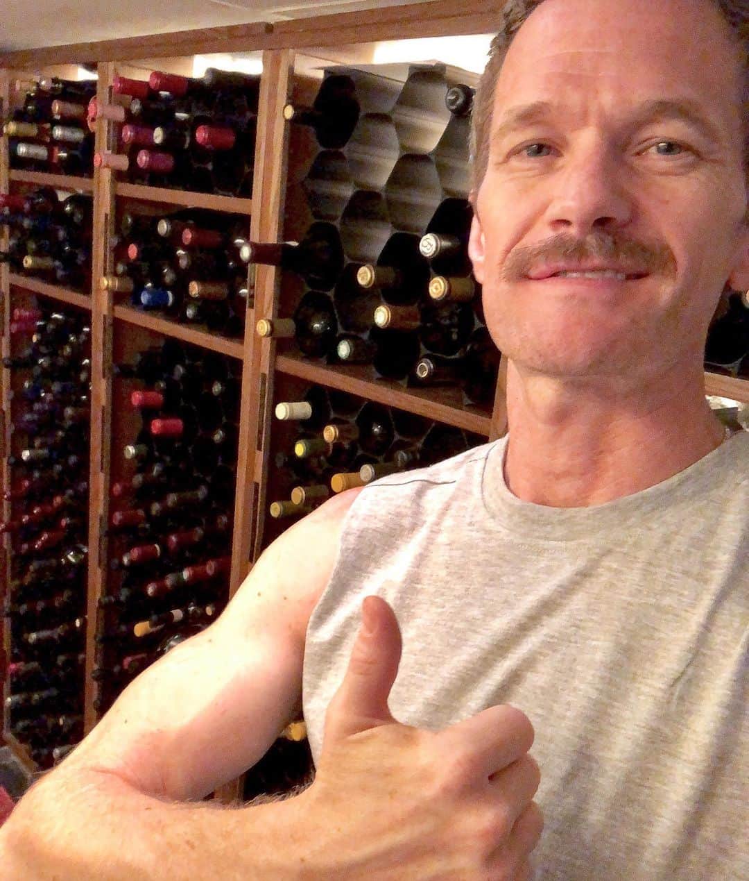 ニール・パトリック・ハリスさんのインスタグラム写真 - (ニール・パトリック・ハリスInstagram)「Pumped at the stellar job @winehive did making me look super fancy with this new wine storage. So much better than boxes... #winehive」6月12日 6時17分 - nph
